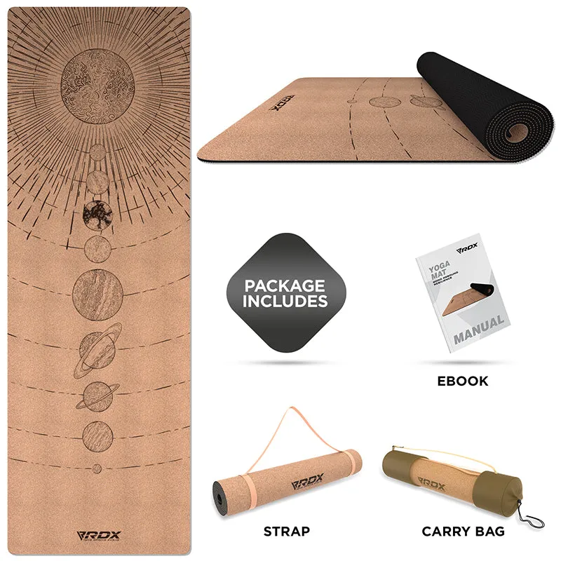 RDX D4 Tappetino Yoga Sughero 6mm