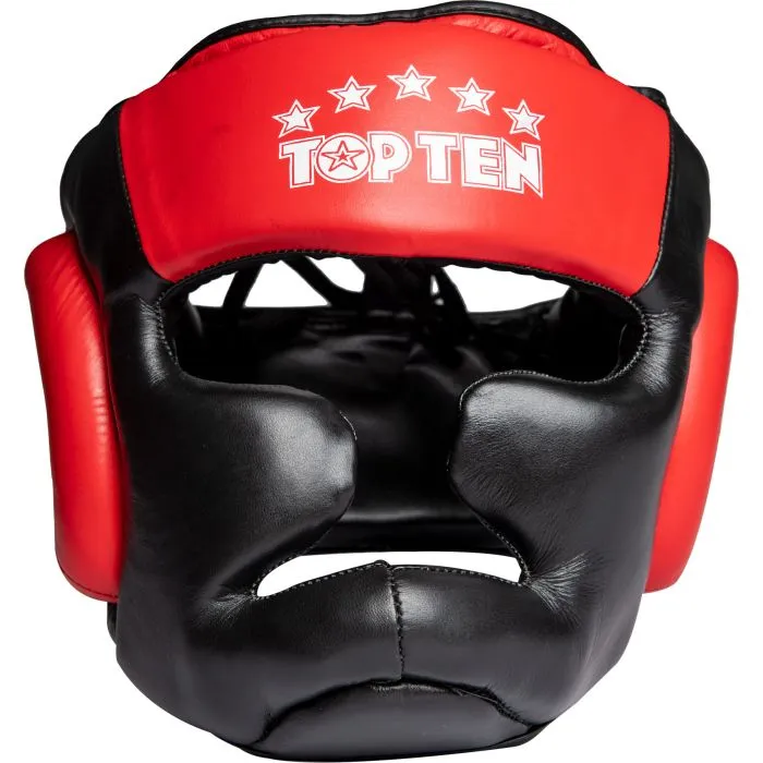 TOP TEN Avantgarde caschetto sparring in vera pelle