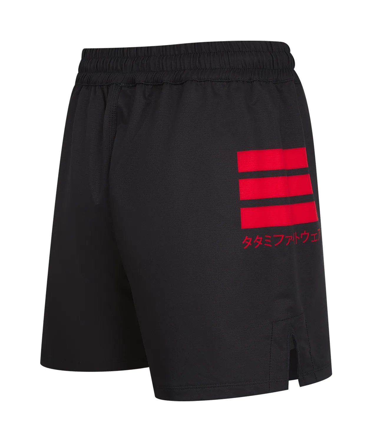Tatami Katakana V2 Shorts Pantaloncini Nero Taglio Alto