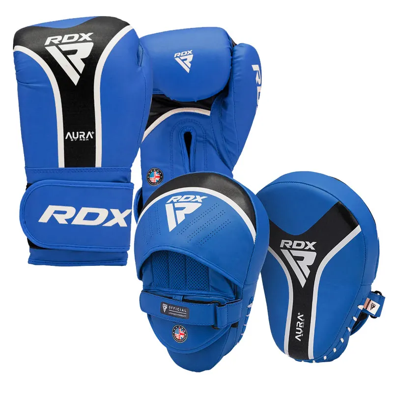 RDX T17 Aura Plus Guantoni Boxe Set Colpitori