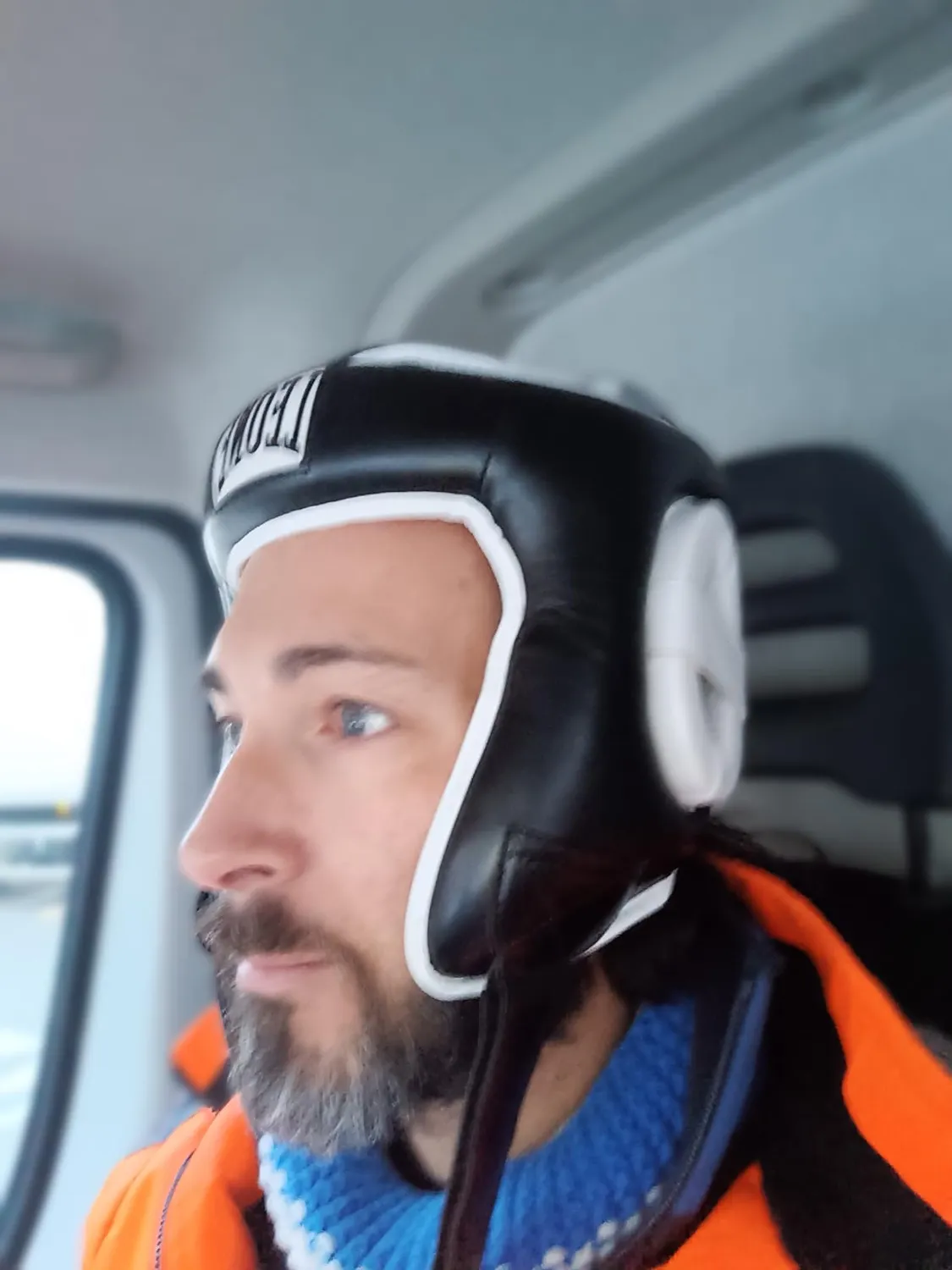 Leone 1947 Nexplosion casco boxe pelle taglia M