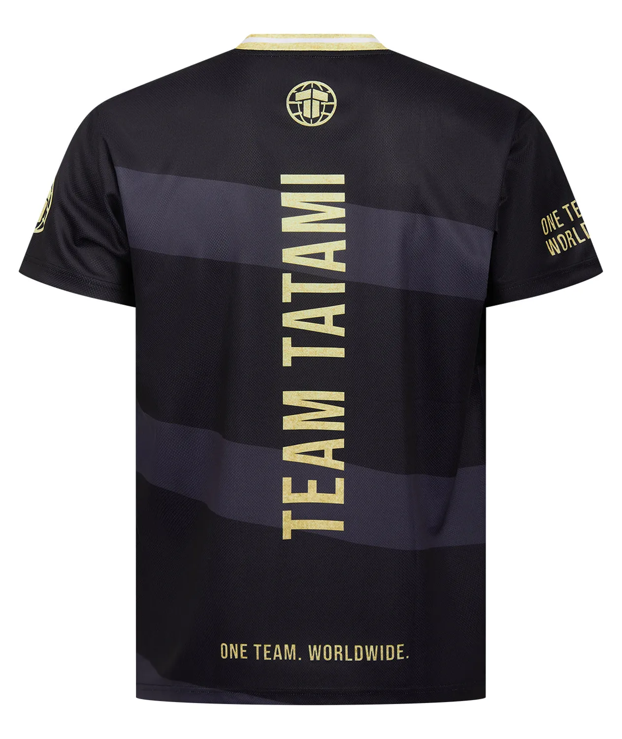 Tatami Fightwear Team Tatami t-shirt mesh nero oro uomo