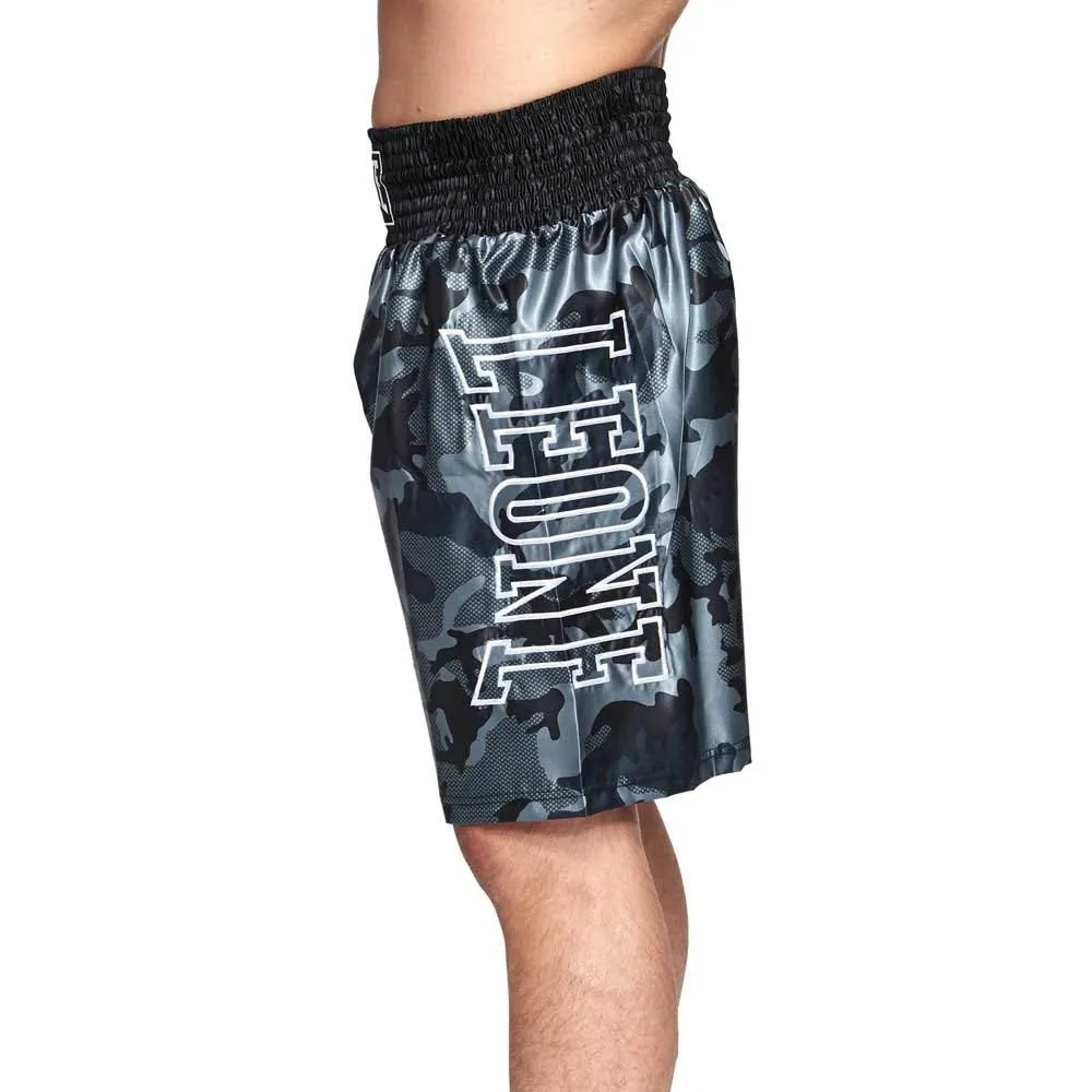 Leone 1947 Camo pantaloncini boxe grigio S mimetico