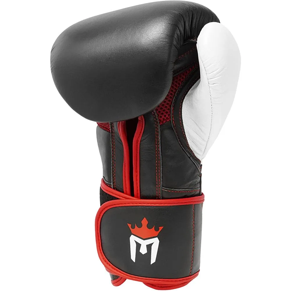 Meister Gel Armor guantoni boxe pelle 16 oz neri