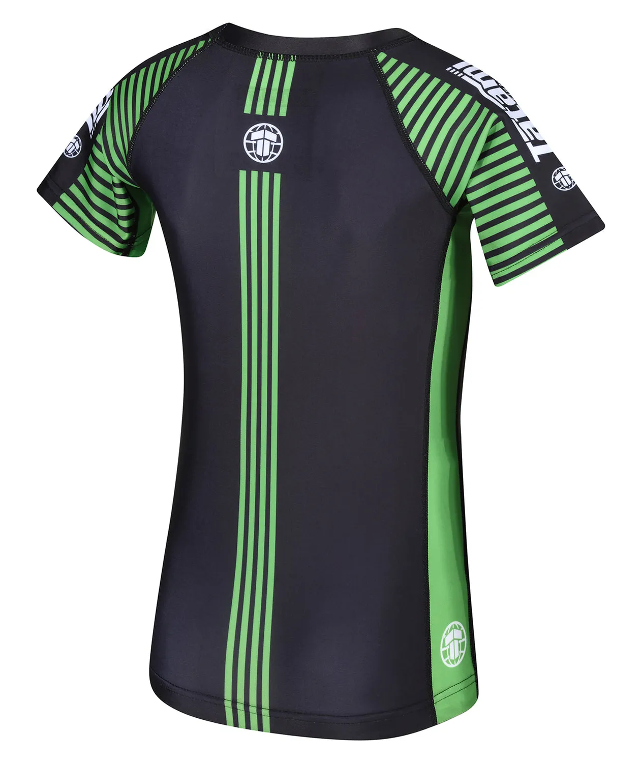 Tatami Fightwear Ranked Rash Guard Bimbo Verde Manica Corta