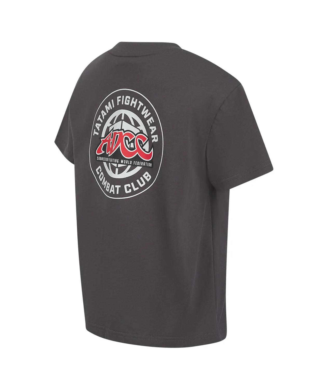 Tatami ADCC Combat Club t-shirt bimbo grigia 7-8 cotone