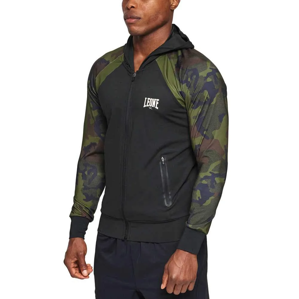 Leone1947 ABX309 felpa tuta unisex camo con cappuccio