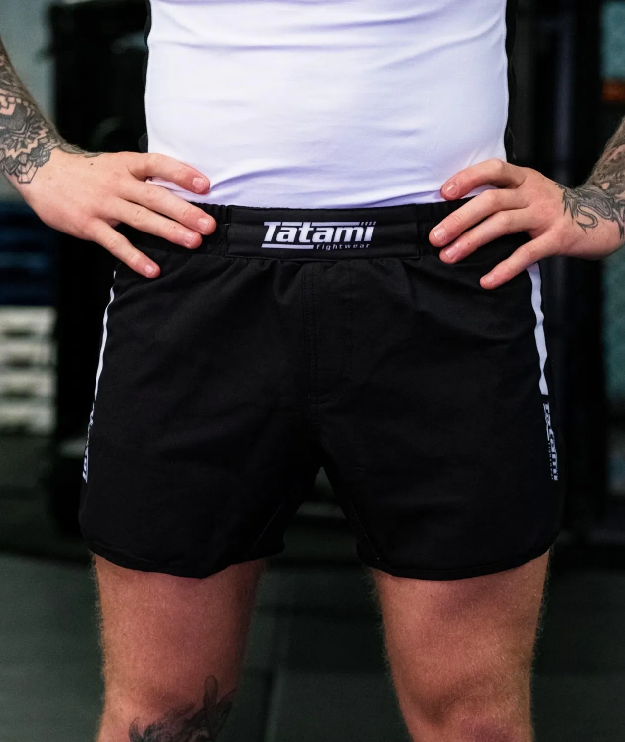 Tatami Everyday High Cut shorts neri no-gi leggeri