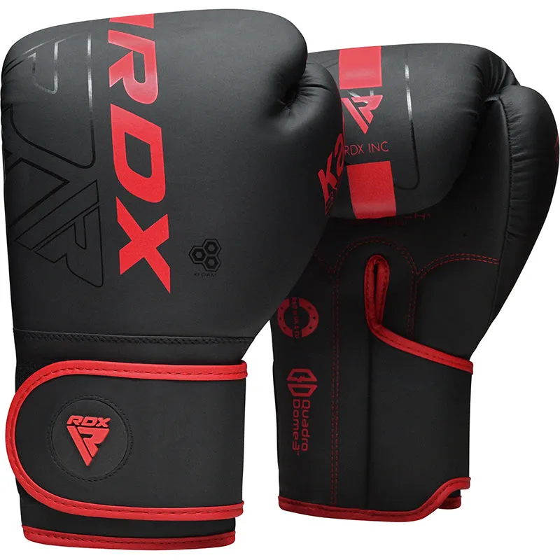 RDX F6 Kara guanti boxe neri 6 oz bimbi