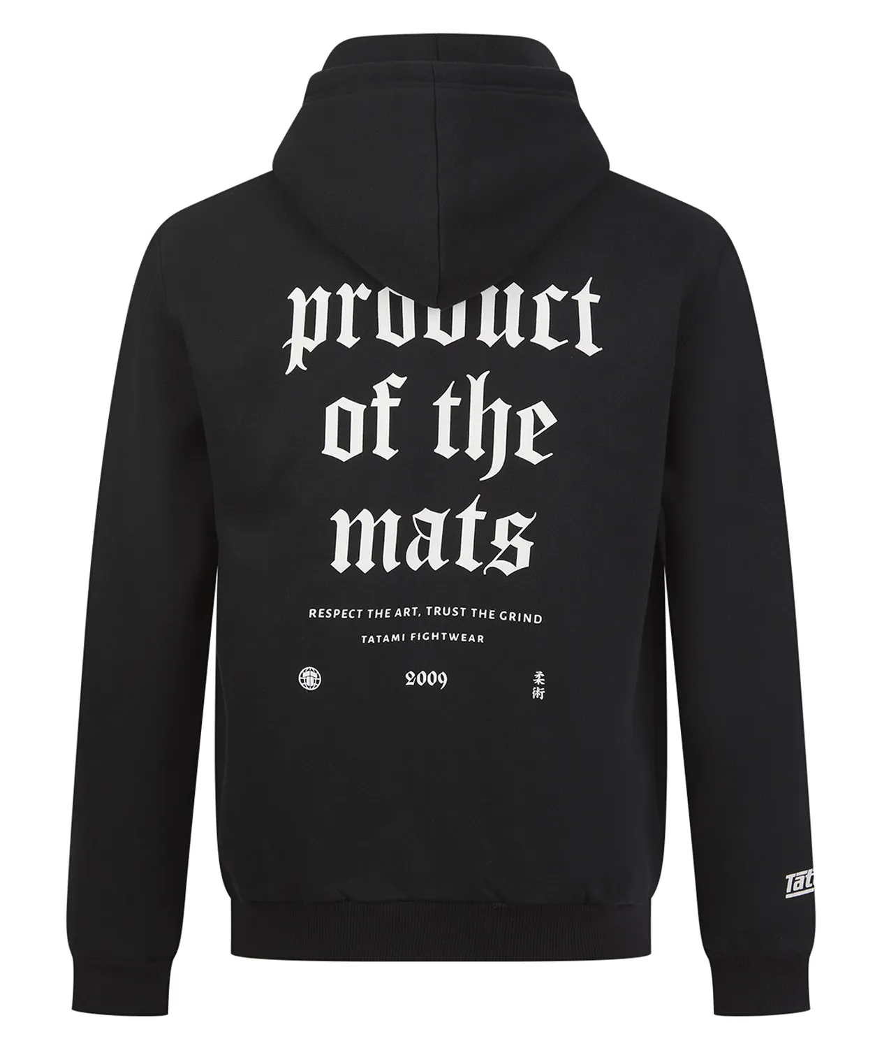 Tatami Fightwear Product Of The Mats felpa nera cappuccio