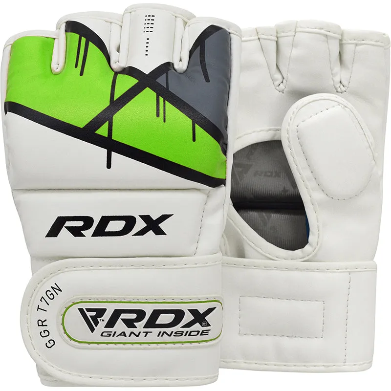 RDX T7 Ego Guanti MMA Grappling Pelle Resistente