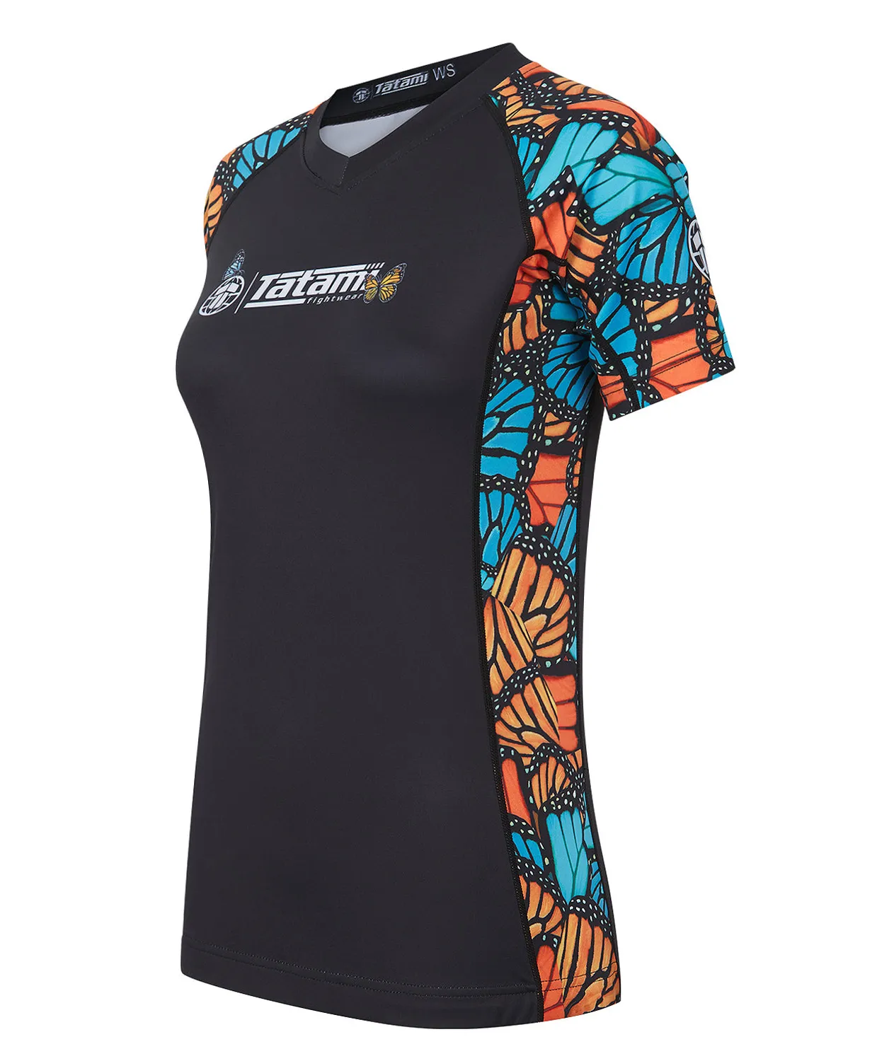 Tatami Butterfly Rash Guard Donna manica corta riciclata
