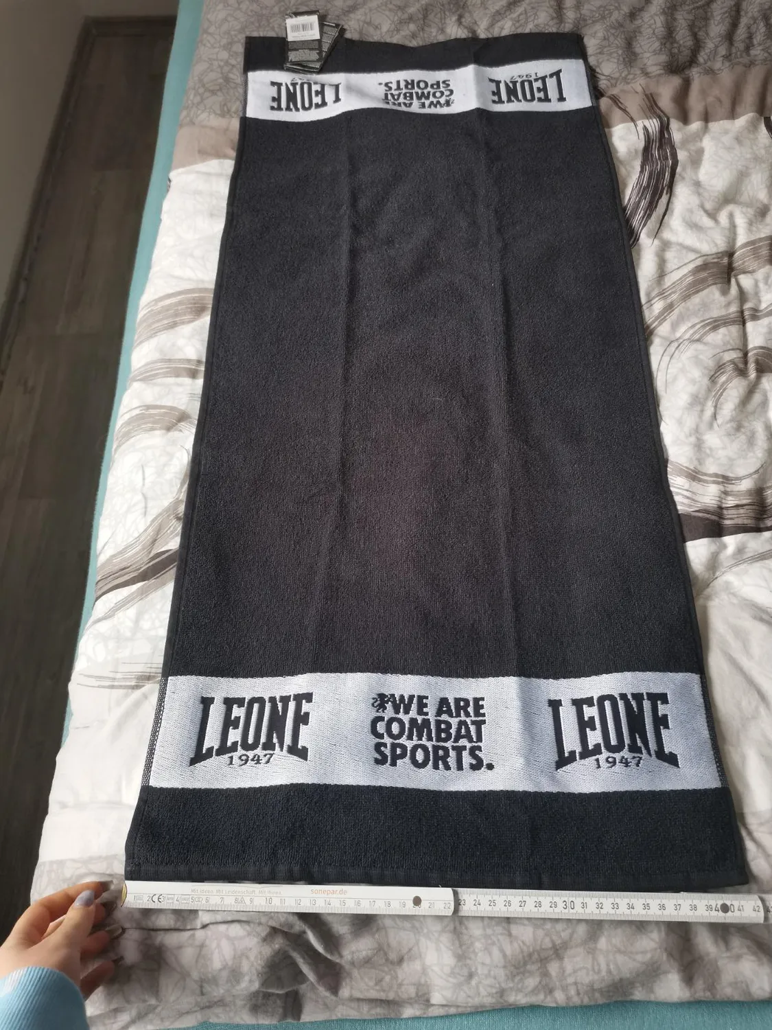Leone 1947 AC915 telo panca nero in spugna palestra
