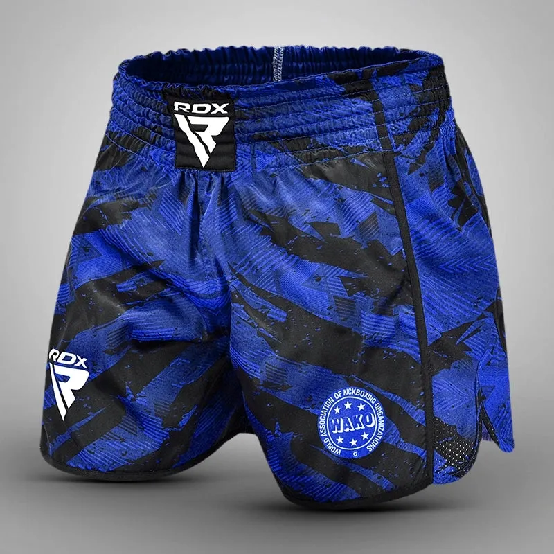 RDX K1 pantaloncini kickboxing bassi rossi WAKO