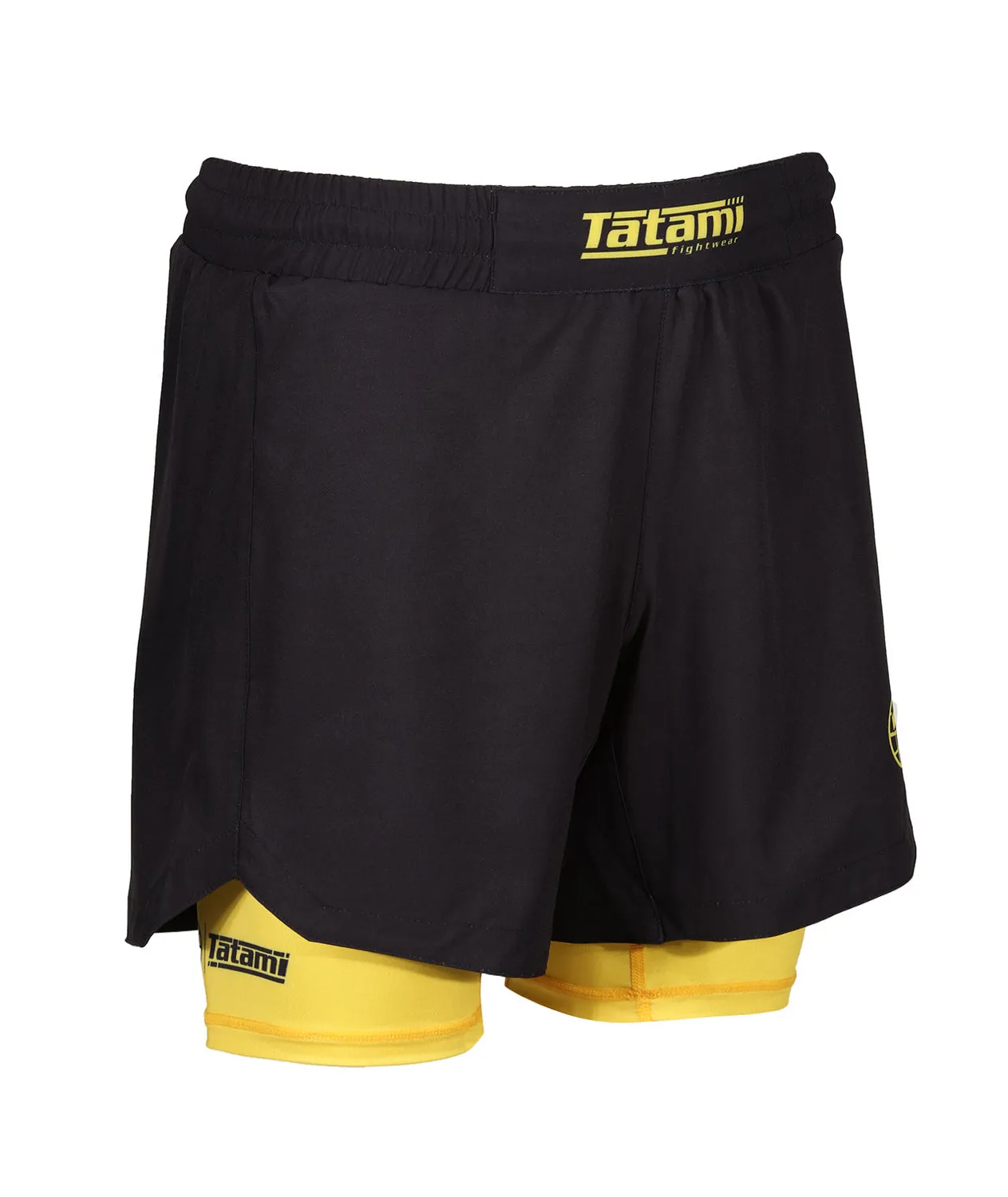 Tatami Dual Layer shorts grappling uomo gialli doppio strato