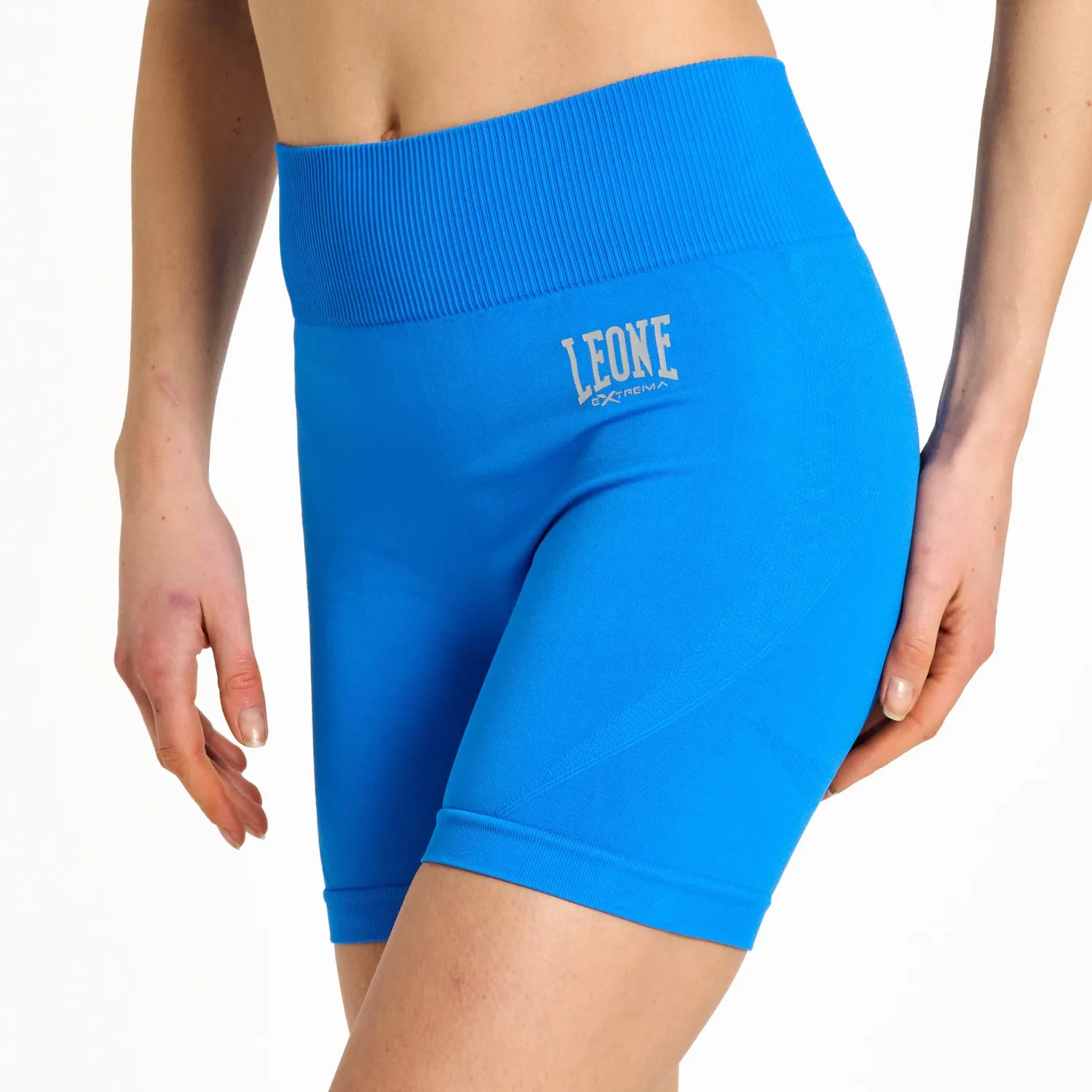Leone 1947 Logo Seamless short donna compressione blu