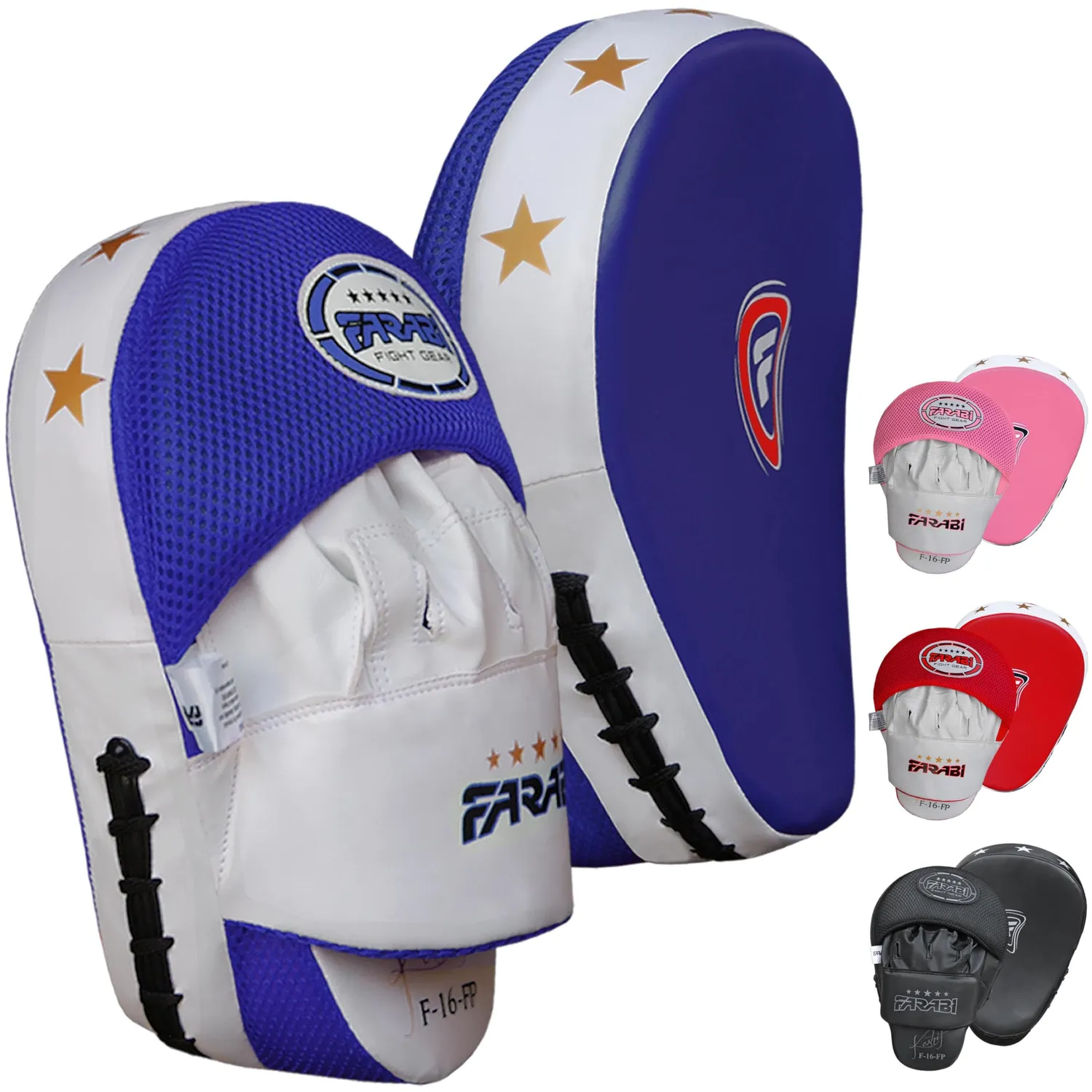Farabi Sports colpitori curvi da boxe neri
