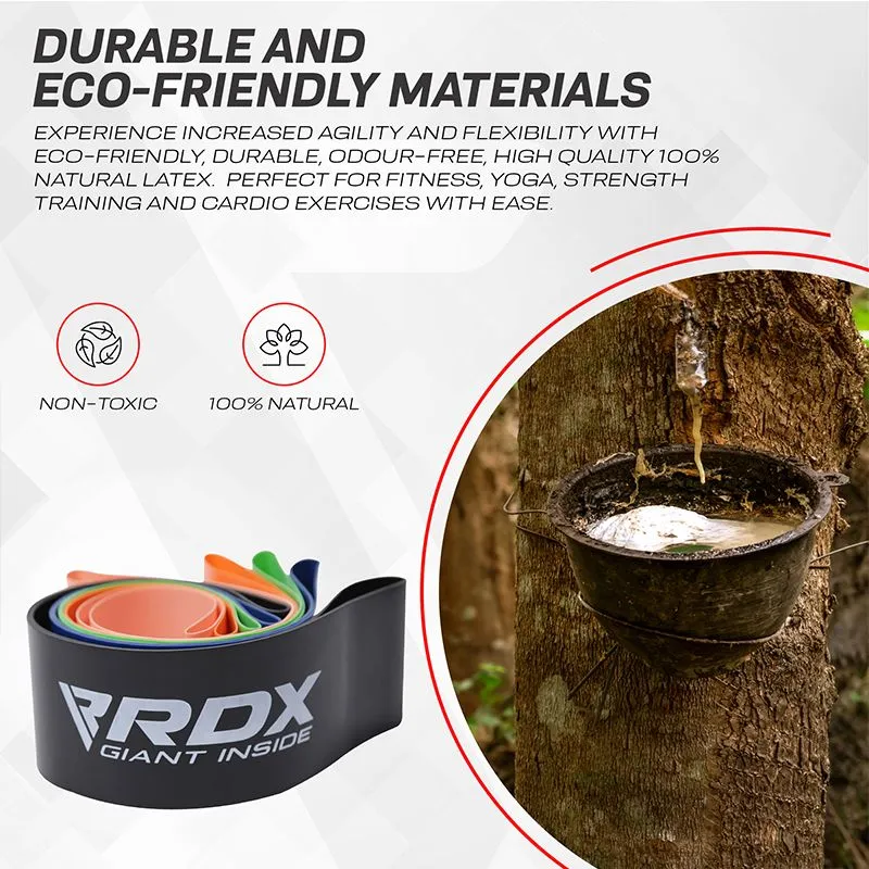 RDX R1 5-in-1 Elastici Anello 5 Pezzi Multicolor Lattice