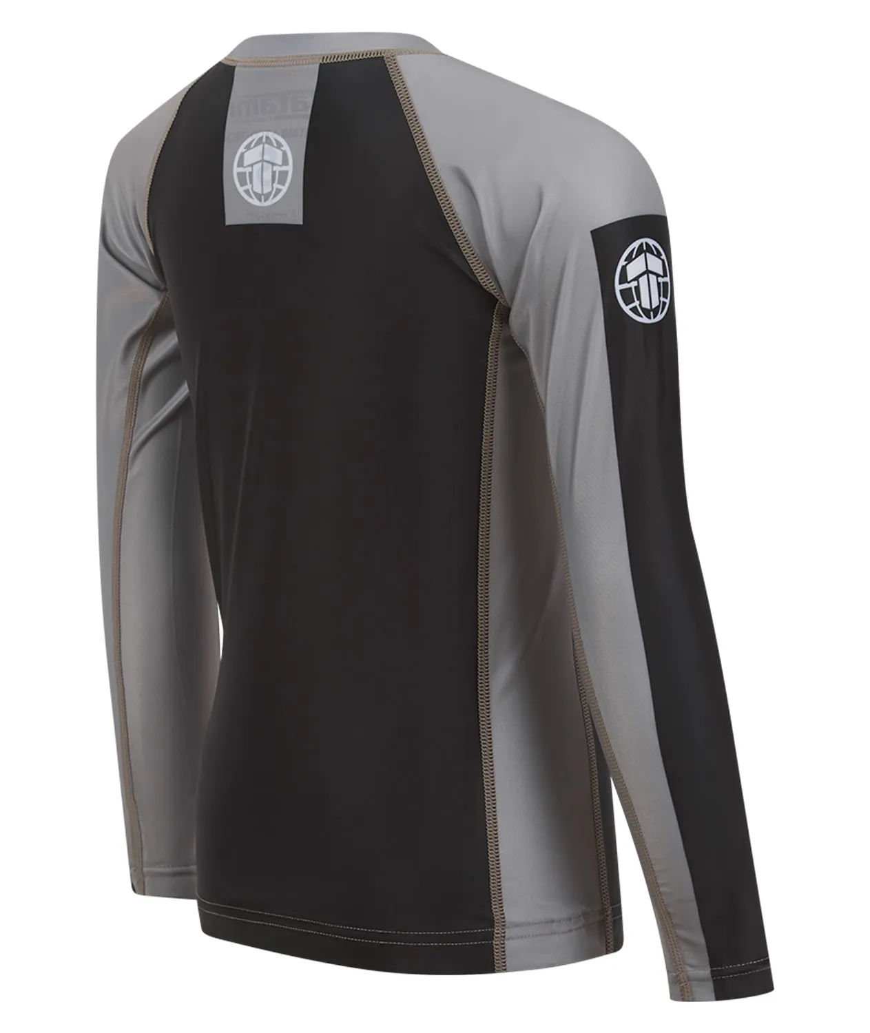 Tatami Ranked Rash Guard BIMBO Manica Lunga Grigia IBJJF