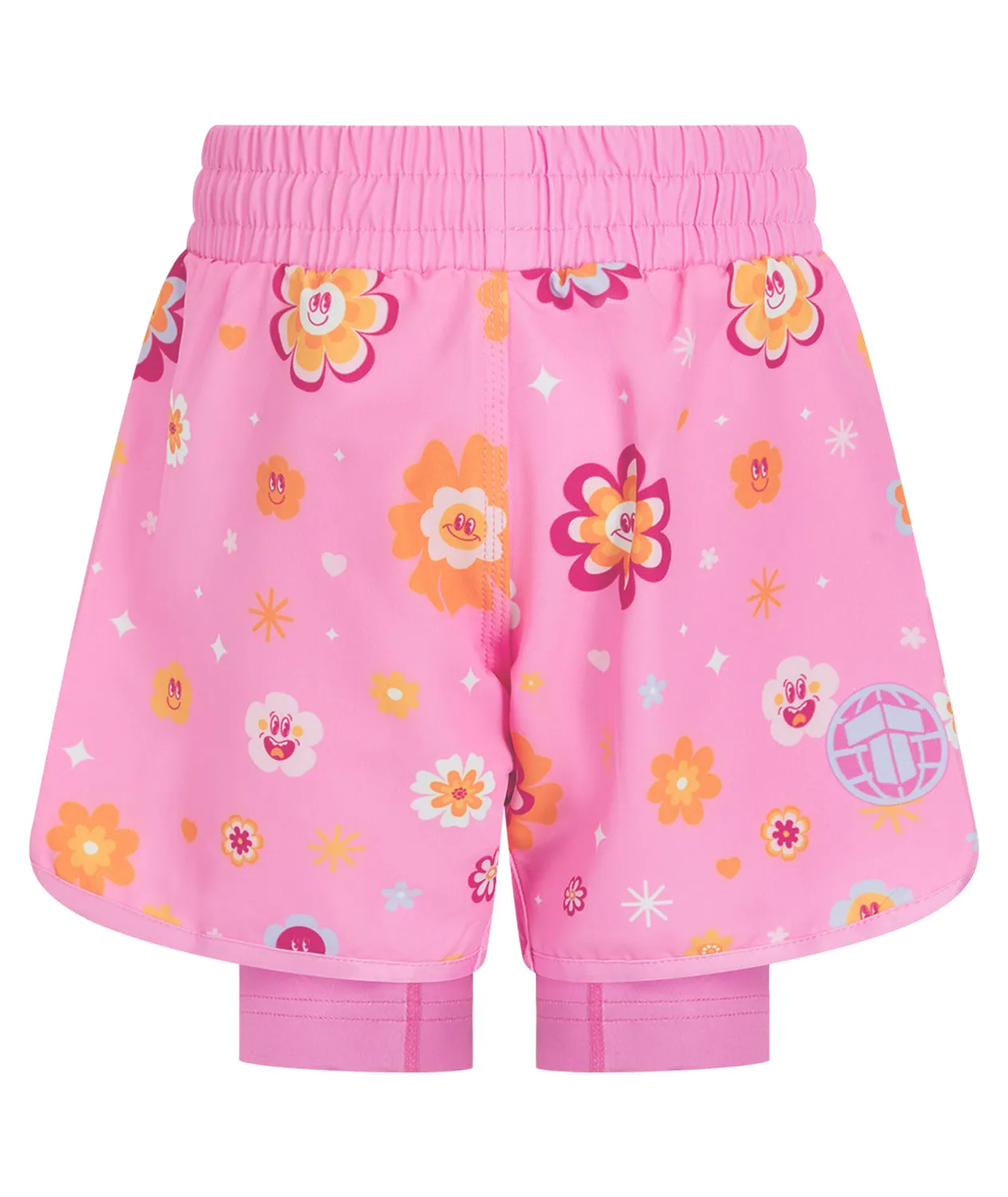 Tatami Flower Power Hybrid shorts bimbo rosa