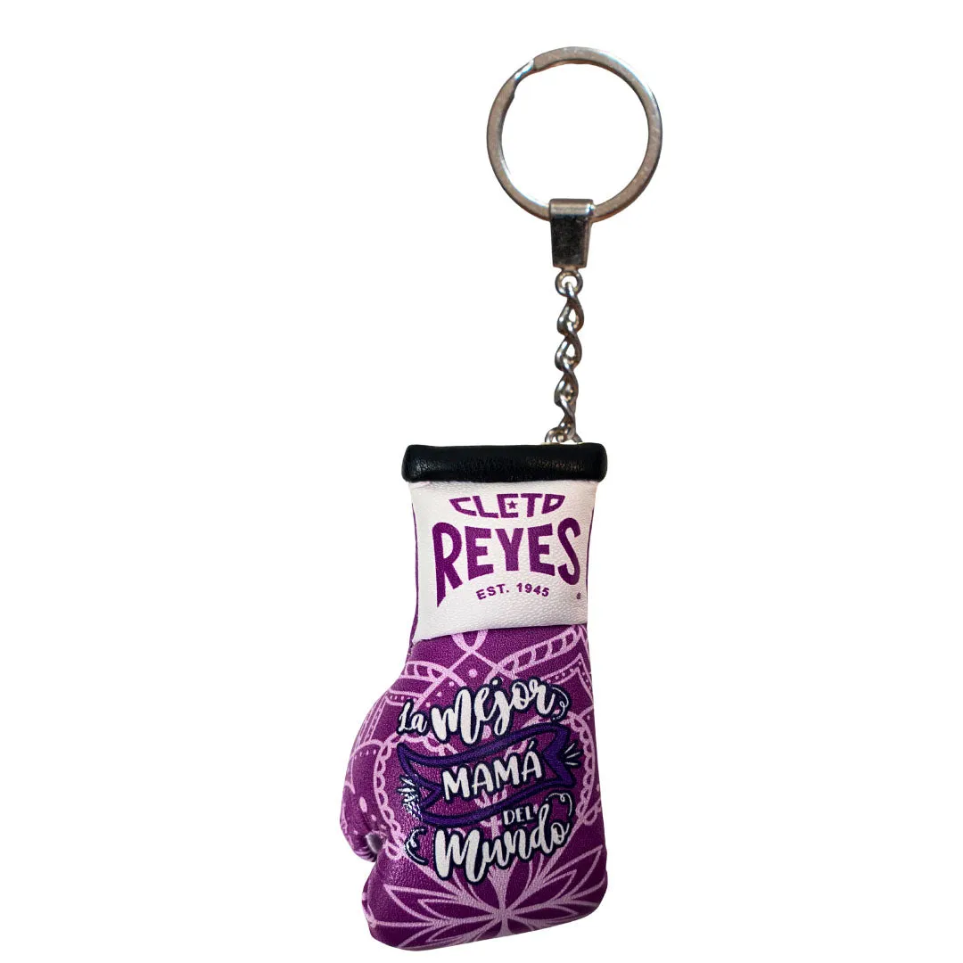 Cleto Reyes Mamma mini guanto portachiavi fucsia