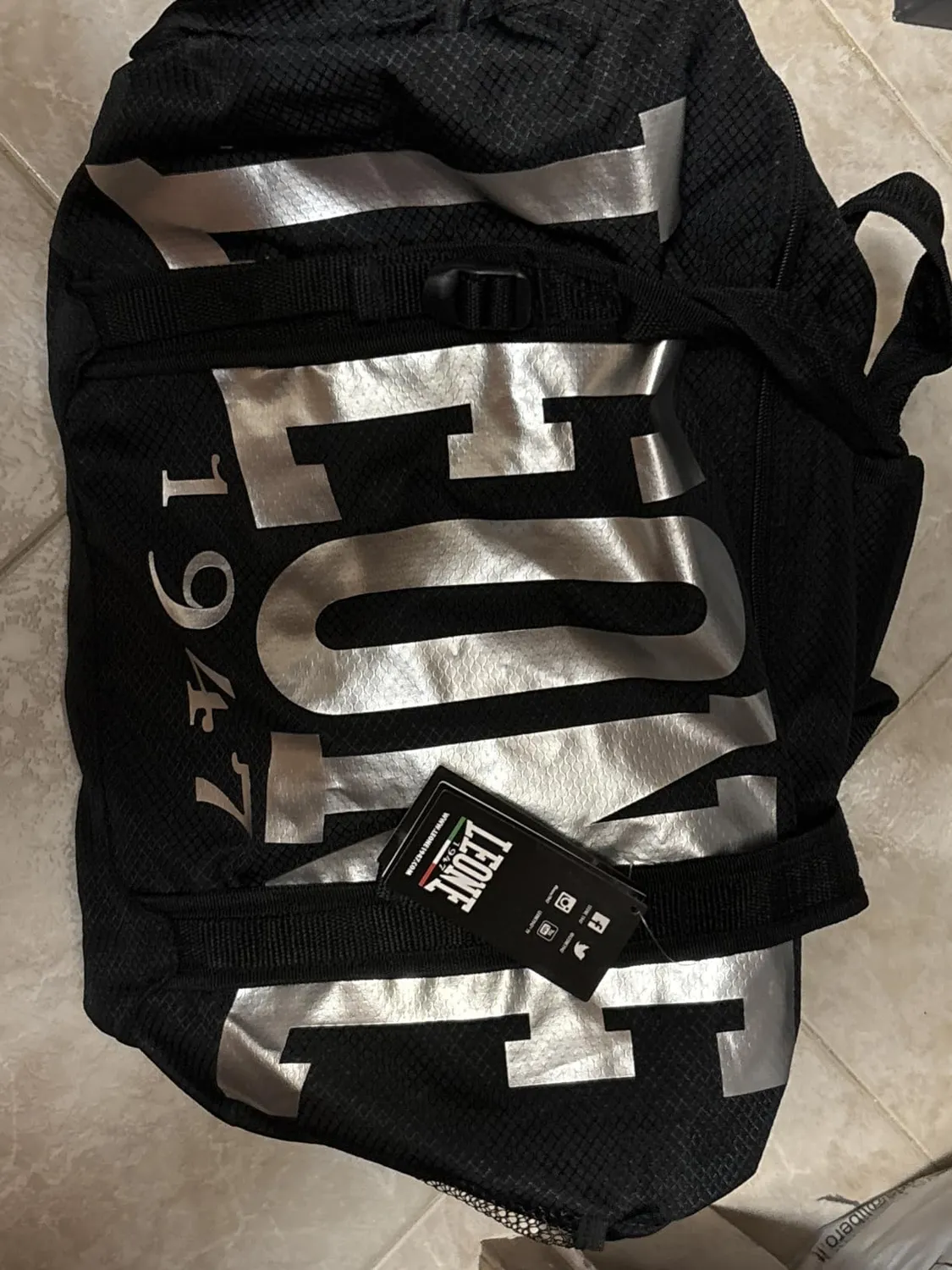 Leone 1947 Light Bag Borsone Palestra Viola 30 Litri Leggero