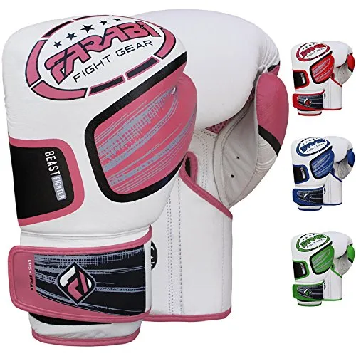 Farabi Beast guanti boxe 12 oz in vera pelle
