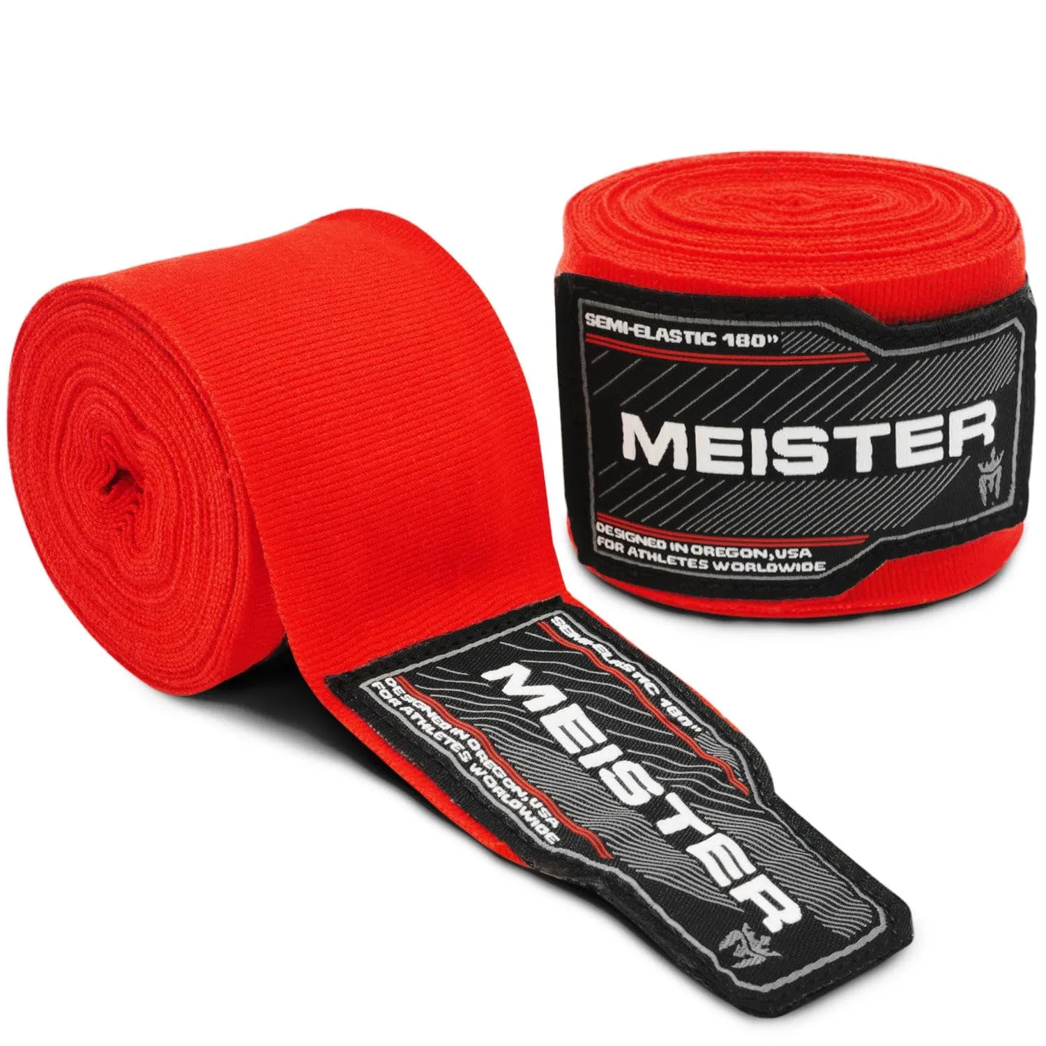 Meister Fasce Boxe Semi Elastiche 457 cm Nere