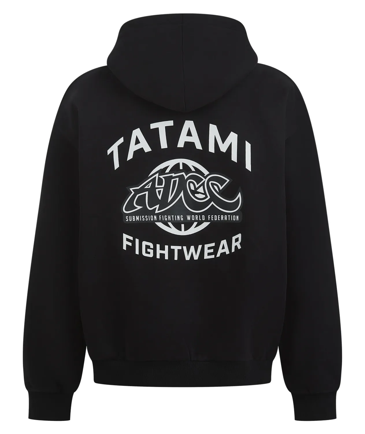 Tatami ADCC Oversized felpa nera cappuccio 300gsm