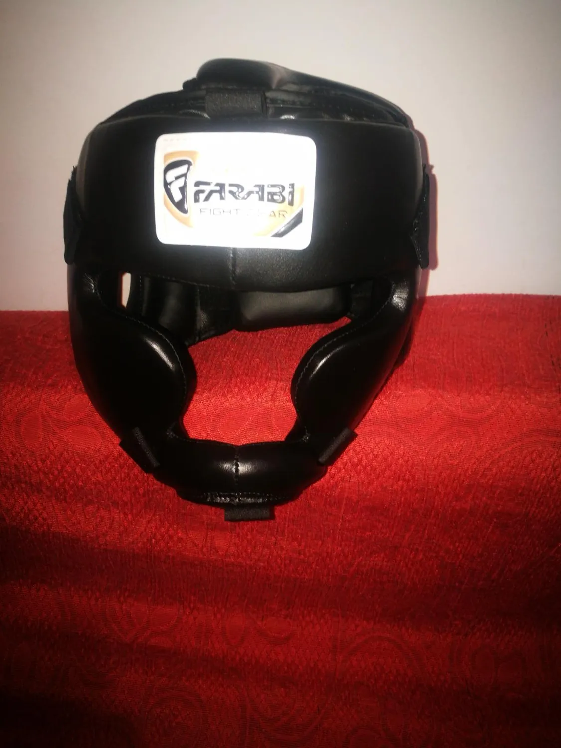 Farabi Caschetto Boxe Protezione Testa Pelle Sintetica