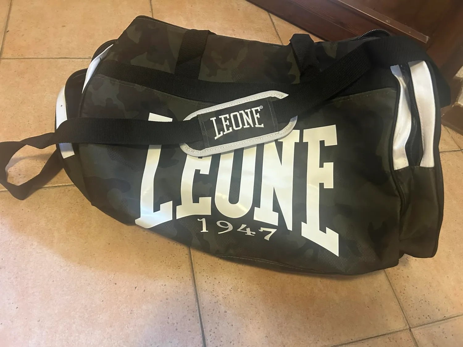 Leone1947 Camouflage Borsone Sportivo Verde 45 Litri