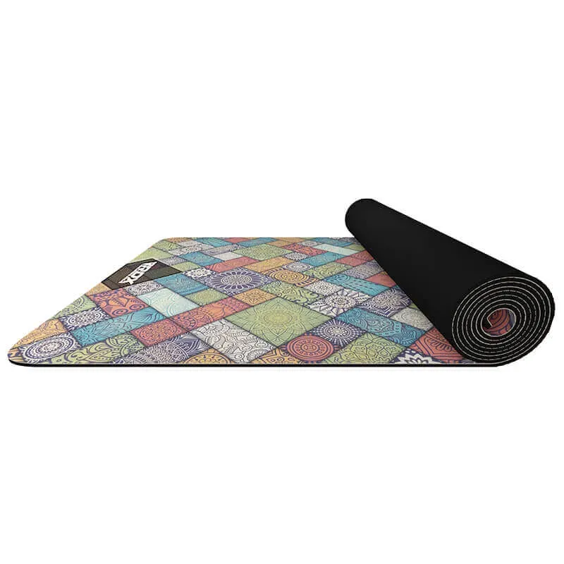 RDX D3 Tappetino Yoga 6mm Multicolor Antiscivolo