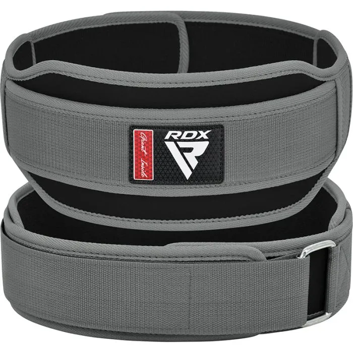 RDX RX5 Cintura Sollevamento Pesi Nylon Supporto Lombare