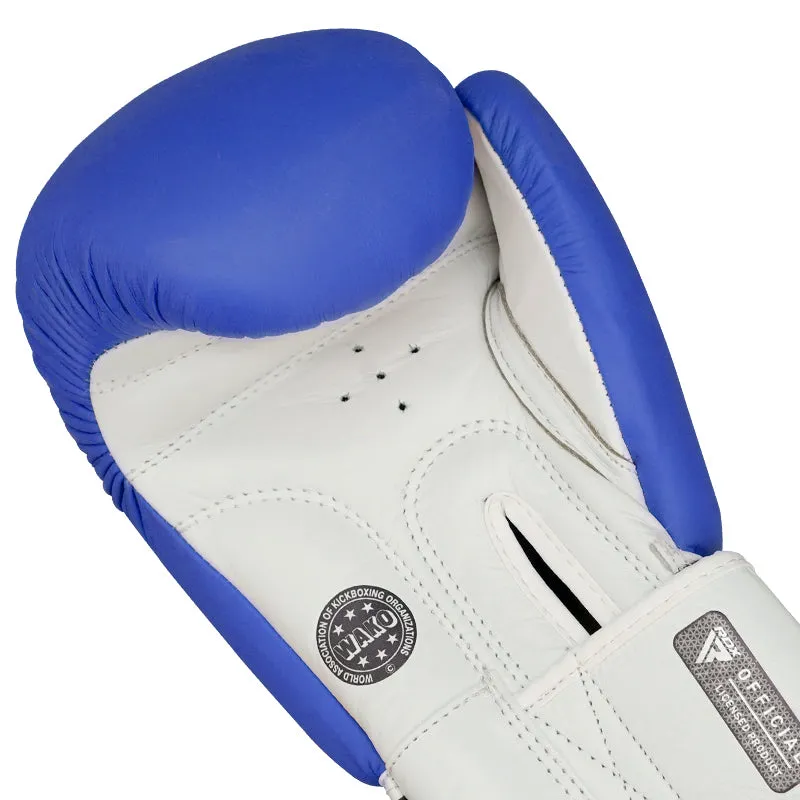 RDX T1 WAKO Guantoni Boxe Blu 14oz Pelle Vera