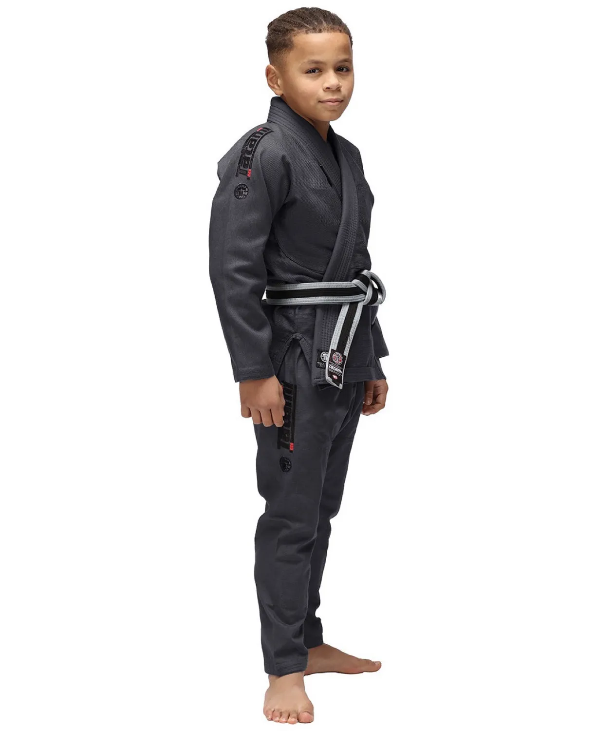 Tatami Elements Superlite Kimono BJJ Bambino Gunmetal + Cintura