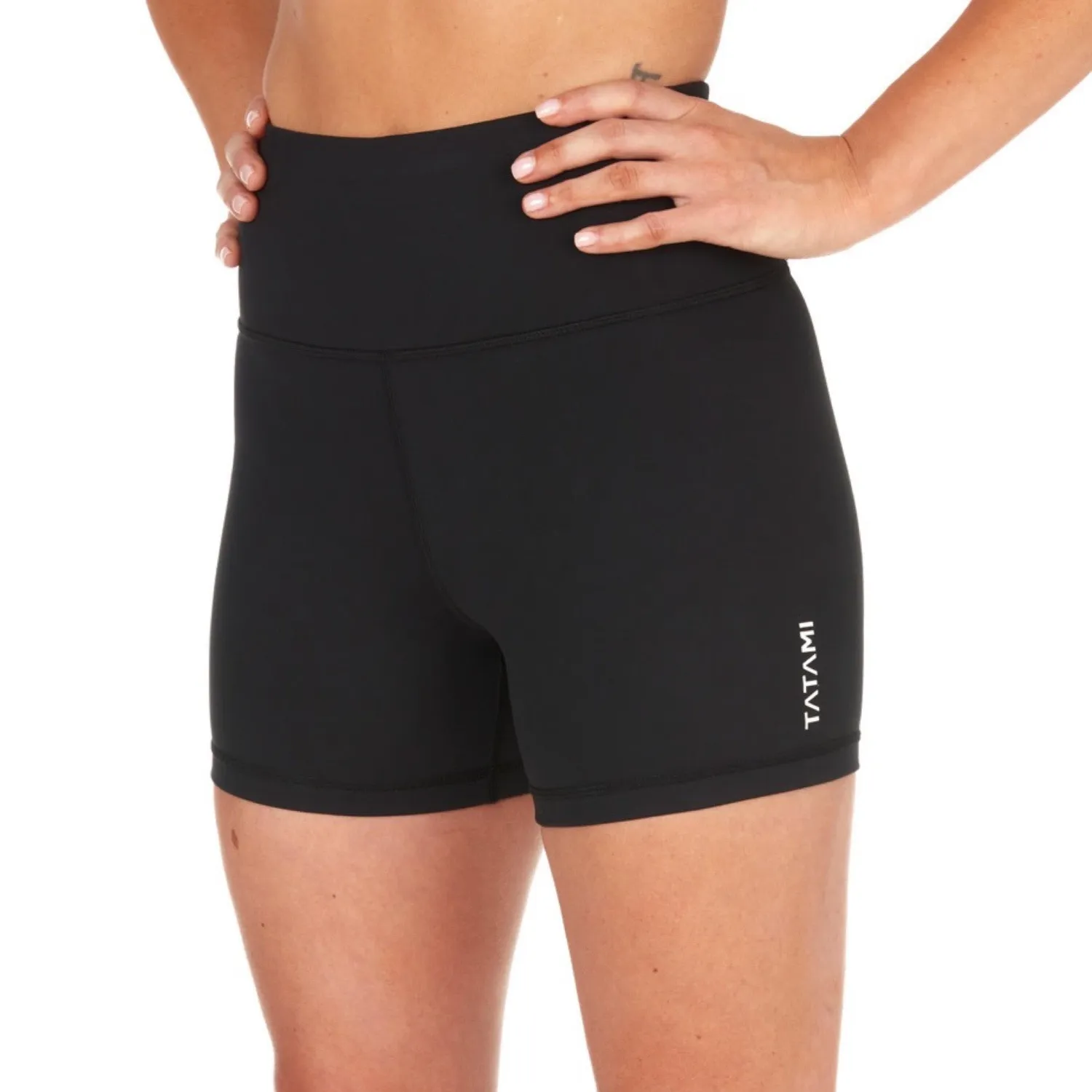 Tatami Peak shorts compressione donna neri