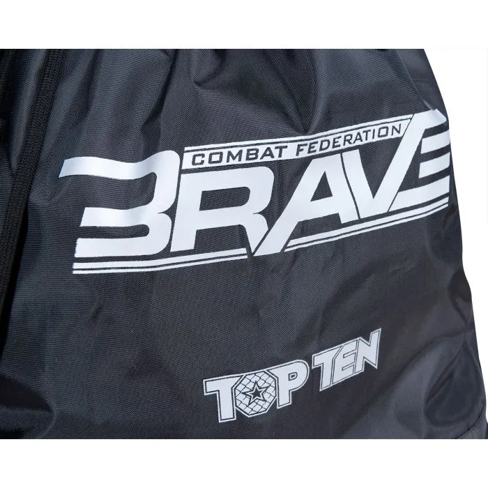 TOP TEN Brave borsone palestra nero poliestere