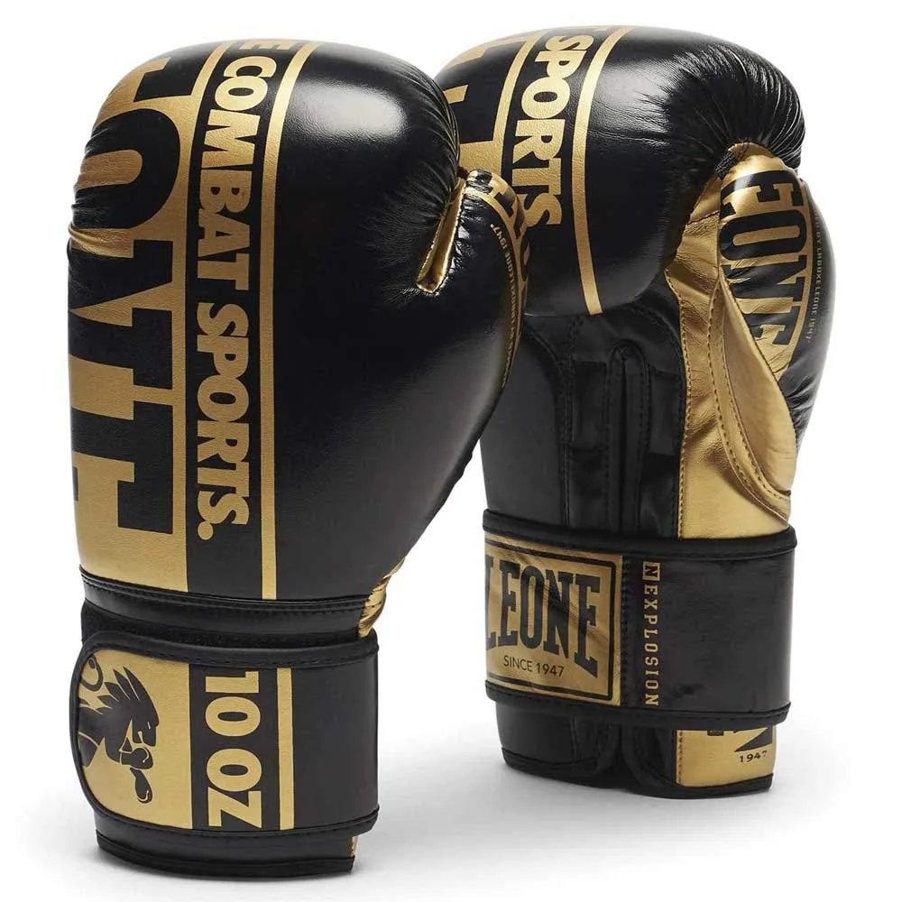 Leone1947 Nexplosion GN322 guanti boxe neri 12 oz