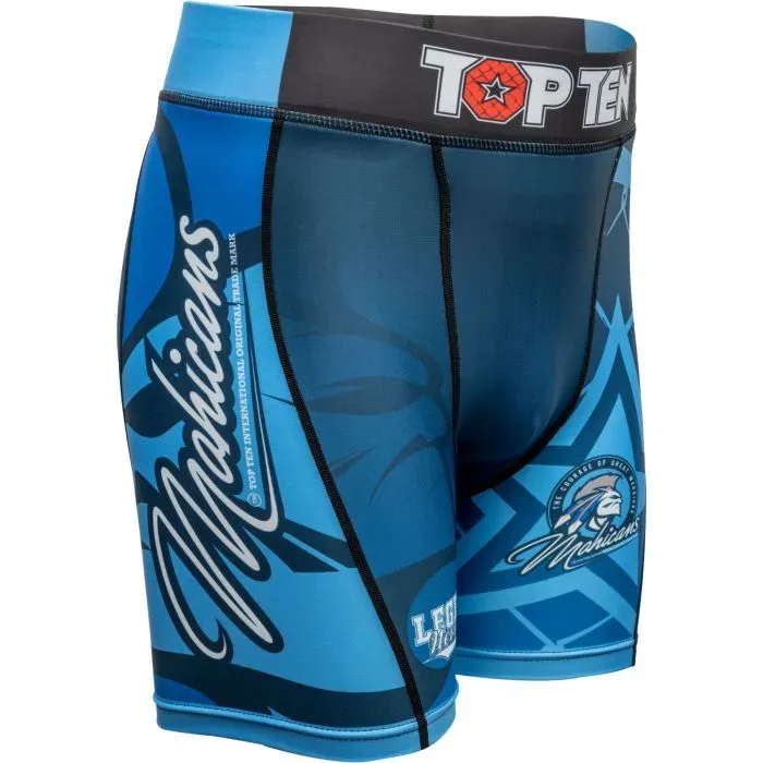 TOP TEN Mohicans pantaloncini compressione MMA elasticizzati