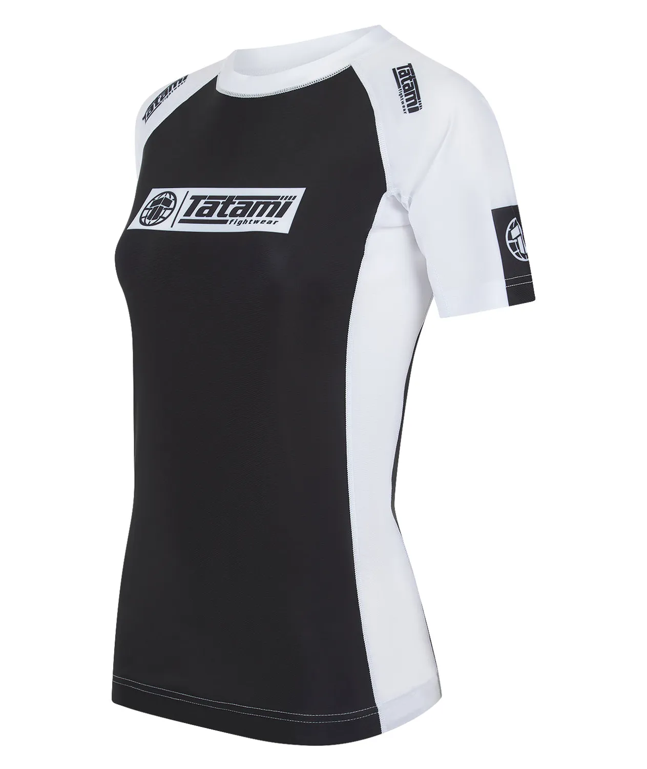 Tatami IBJJF Ranked Rash Guard donna maniche corte bianca