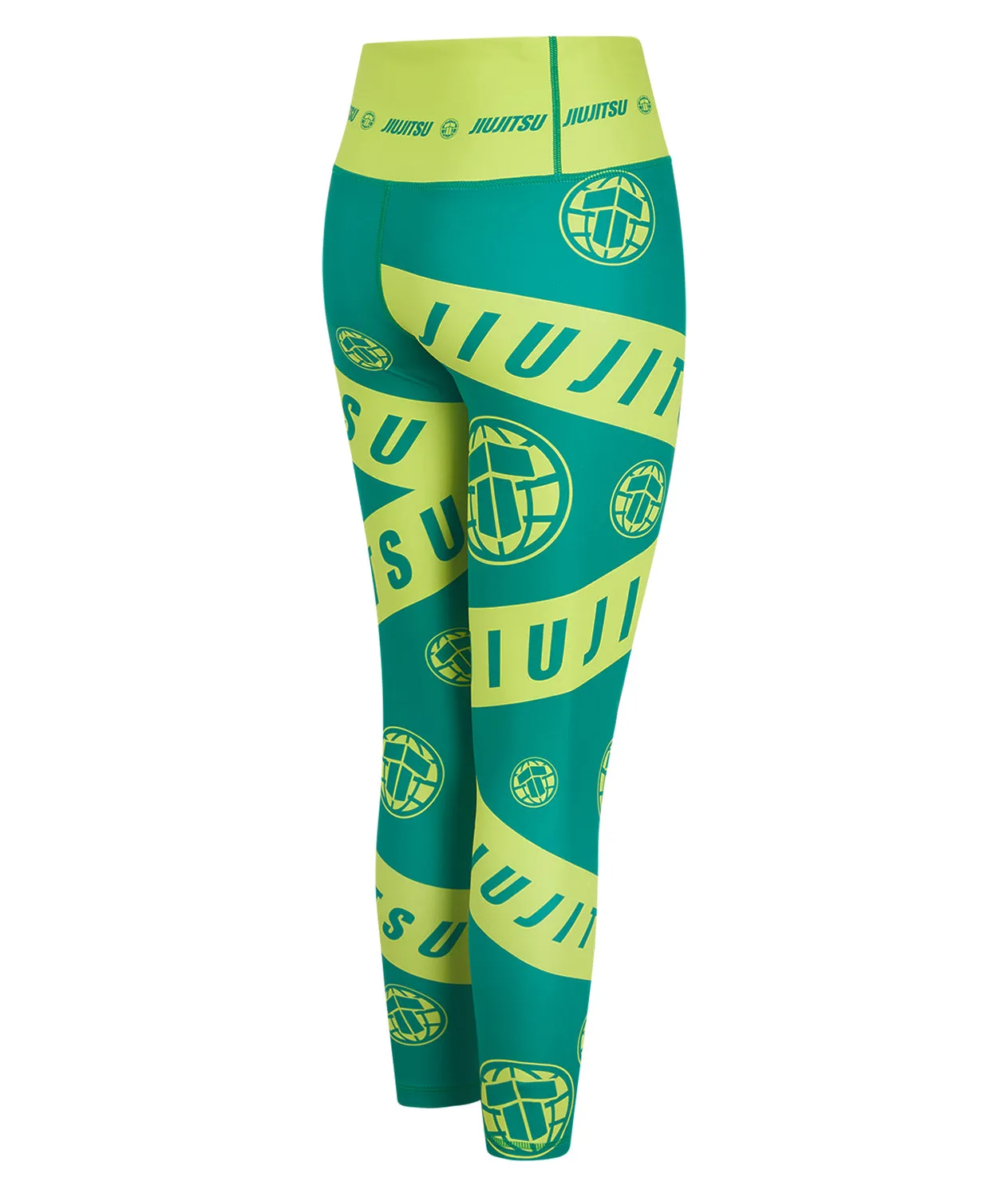 Tatami Helena Taped Leggings Donna Verde Giallo Elasticizzati