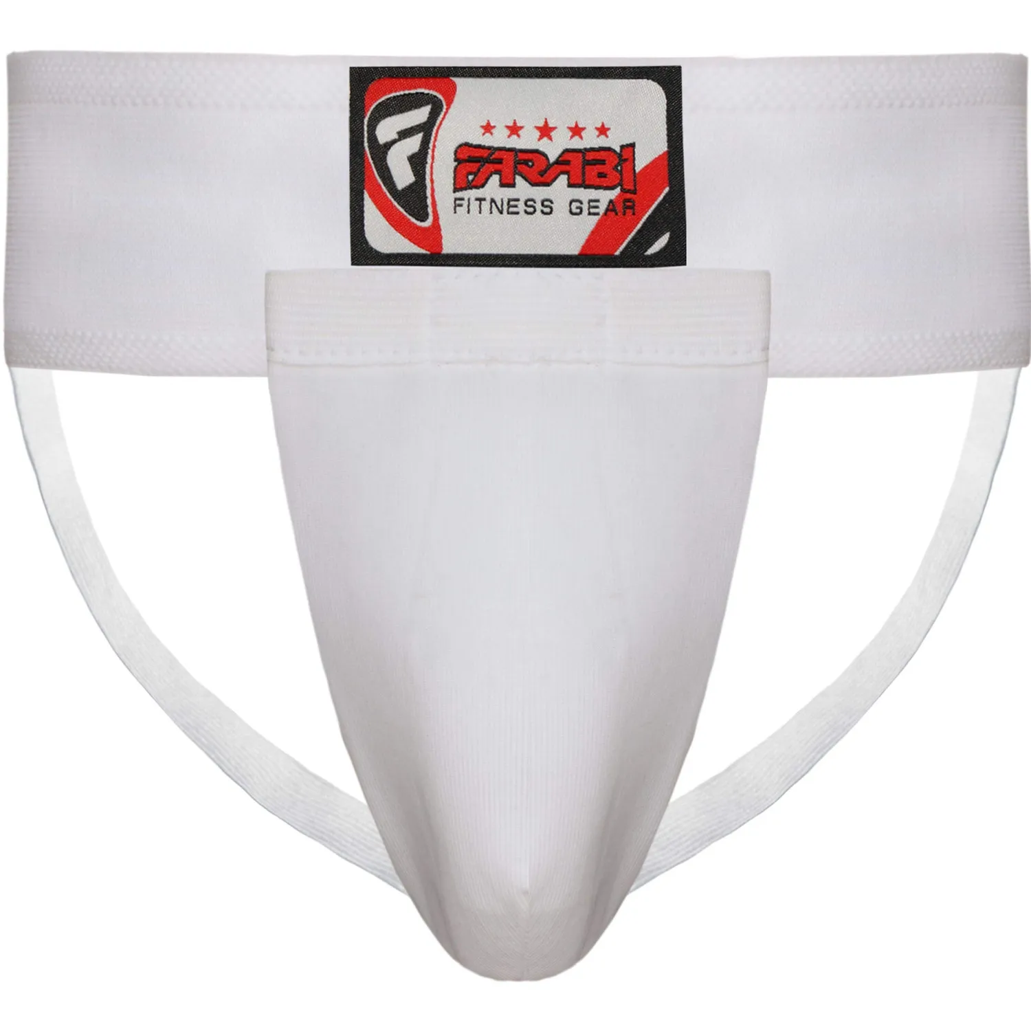 Farabi Sports conchiglia bambini boxe bianco protezione