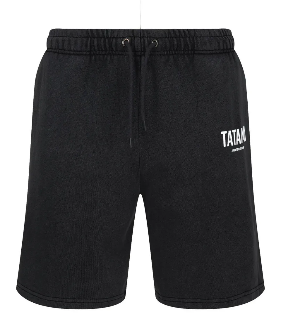 Tatami Fightwear JJ Club Stonewashed shorts grigi cotone