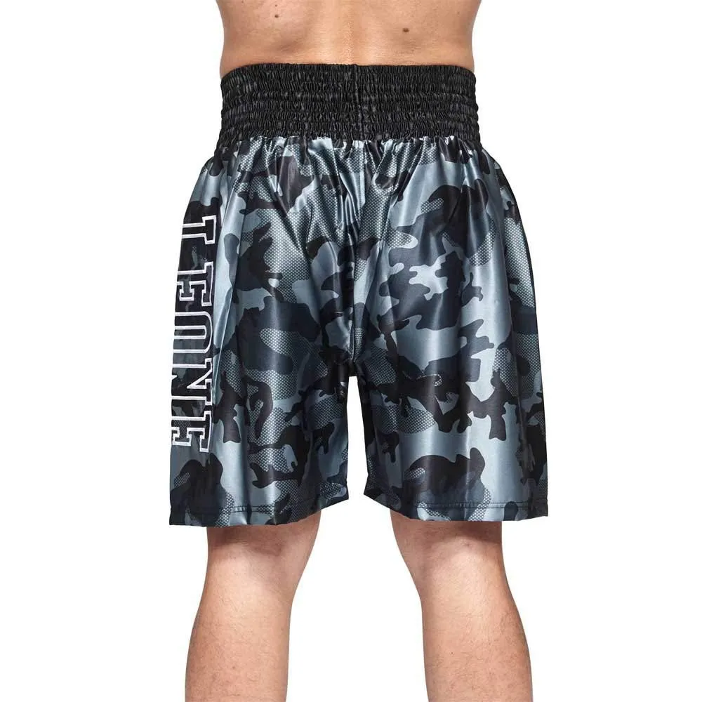 Leone 1947 Camo pantaloncini boxe grigio S mimetico