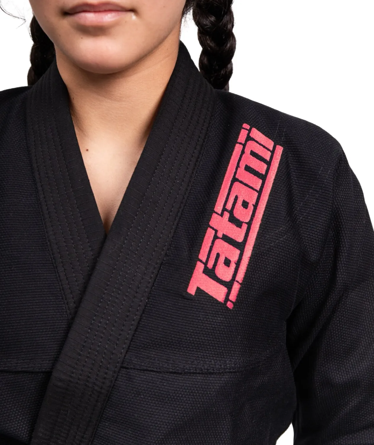 Tatami Pro Series kimono BJJ bimbo nero rosa M1
