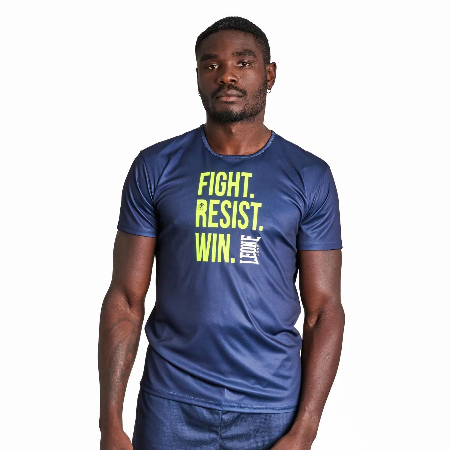 Leone1947 FRW ABX508 t-shirt uomo nero M stampa fight