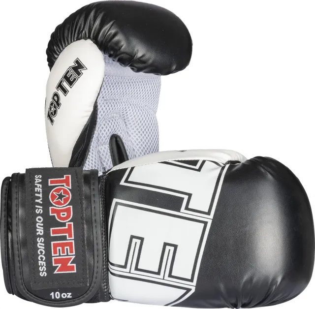 TOP TEN NK 3 guanti boxe kickboxing in poliuretano