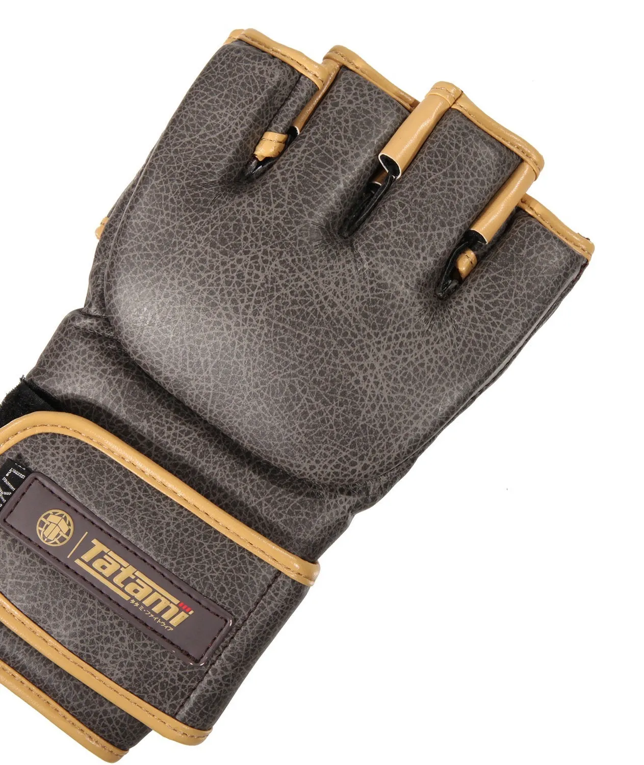 Tatami Origin guanti MMA 6oz grigio sparring palmo aperto