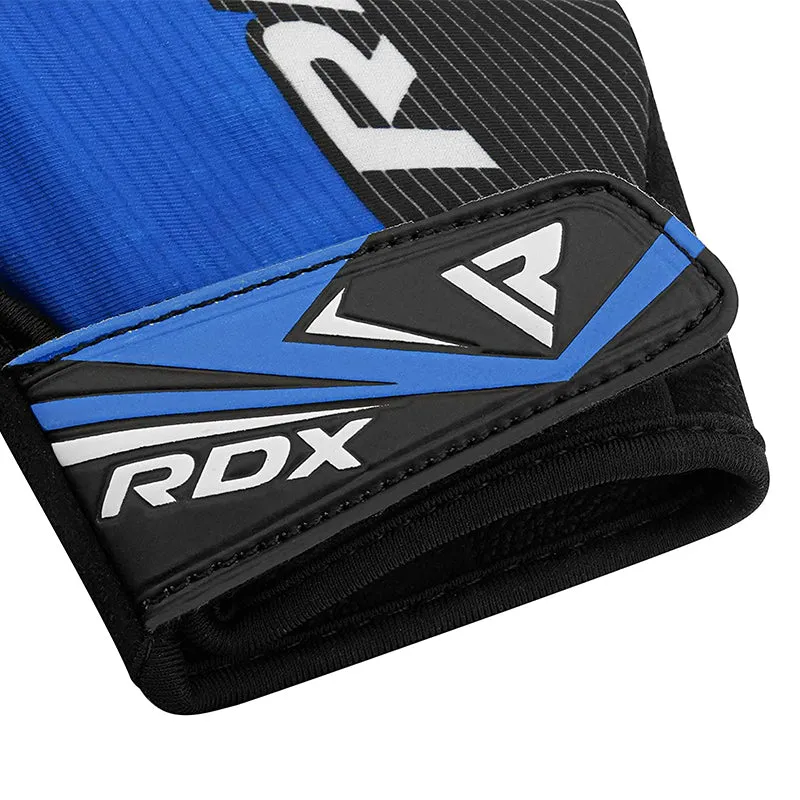 RDX F43 guanti palestra dita intere M blu pesi