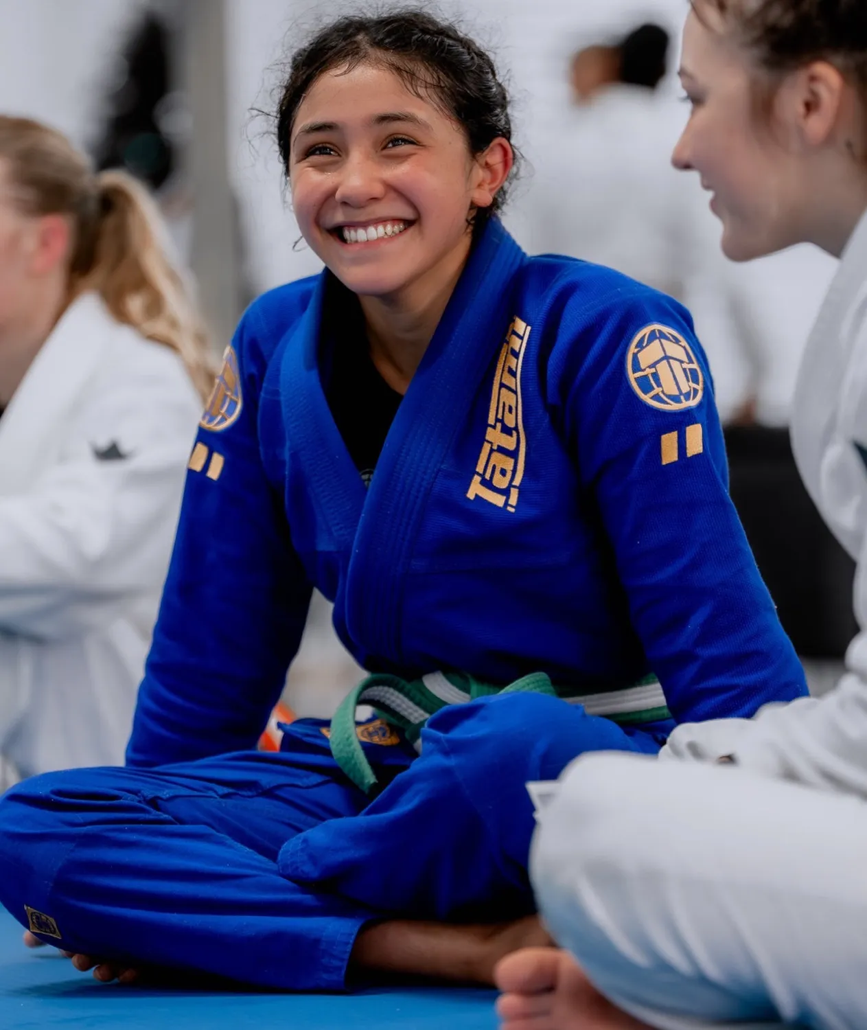 Tatami Pro Series Kimono BJJ Bambino Blu Oro
